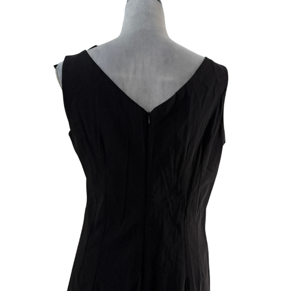 Tatyana Alice Retro Black Pinup Wiggle Pencil Stretch Dress Bows XL NWT - Picture 10 of 12